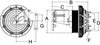 Horton 999919 Engine Cooling Fan Clutch CLUTCH*DM2S SE 24*CUM,12-PK,185.6,127.0 PLT,26.6 STUDS