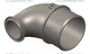 Cummins 3883977 Exhaust Elbow PIPE,AIR TRANSFER
