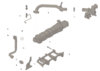 Cummins 4376527 Exhaust Gas Recirculation (EGR) Cooler EGR Cooler Upfit Kit (Exhaust Gas Recirculation)