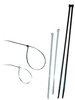 20408 by ATD TOOLS - 8" Black UV Stabilized Nylon Cable Ties, 100 pc.