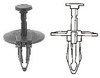 Auveco 14019 Splash Shield & Fascia Retainer