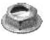 Auveco 3404 THREAD CUTTING NUT 3/16 STUD S