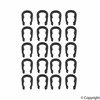 febi 12408 Engine Coolant Hose Flange Retaining Spring Engine Coolant Inlet Flange C-Clip - Plastic