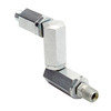 Alemite B331107 Air Tool Hose Swivel Z-Type High Pressure Universal Swivel - 1/4 in NPTF, 10000 psi, For Grease Hose Reels