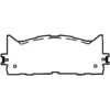 Bendix D1222CT Disc Brake Pad Set CT3 Disc Pad Set
