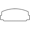 Bendix D115 Disc Brake Pad Set DISC PAD PKG