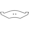 Bendix D257 Disc Brake Pad Set CQ Disc Pad Set