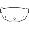 Bendix D272CT Disc Brake Pad Set CT3 Disc Pad Set