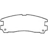 Bendix D383CT Disc Brake Pad Set CT3 Disc Pad Set
