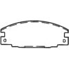 D363CT by BENDIX - CT3 Disc Pad Set