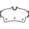 D627ACT by BENDIX - CT3 Disc Pad Set