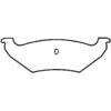 D662CT by BENDIX - CT3 Disc Pad Set