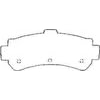 D669CT by BENDIX - CT3 Ceramic Disc Pad Set