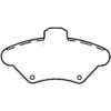 Bendix D600CT Disc Brake Pad Set CT3 Disc Pad Set