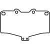 Bendix D611CT Disc Brake Pad Set CT3 Ceramic Disc Pad Set