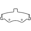 Bendix D750CT Disc Brake Pad Set CT3 Disc Pad Set