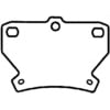 Bendix D823CT Disc Brake Pad Set CT3 Disc Pad Set