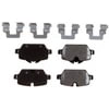 Bendix MKD1554 Disc Brake Pad Set Semi-Met Disc Pad Set