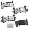 Bendix MKD202FM Disc Brake Pad Set FLEET METLOK Disc Brake Pad Set