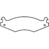 Bendix MKD203FM Disc Brake Pad Set Pad Disc