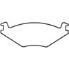 Bendix MKD280 Disc Brake Pad Set Disc Brake Pad Set