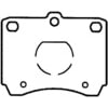 MKD402 by BENDIX - DISC PAD PKG
