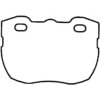 MKD520NS by BENDIX - Semi-Met Disc Pad Set