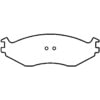 MKD521FM by BENDIX - FLEET METLOK Disc Brake Pad Set