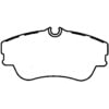 Bendix MKD638 Disc Brake Pad Set Semi-Met Disc Pad Set