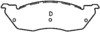 Bendix MKD529SUV Disc Brake Pad Set Disc Brake Pad Extended Wear (heavy Duty) Brake Pads With Shims