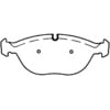 Bendix MKD682 Disc Brake Pad Set Semi-Met Disc Pad Set