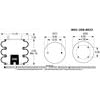BWP-NSI AS8033 Suspension Air Spring Kit Firestone Air Spring