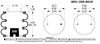 BWP-NSI AS8018 Suspension Air Spring Kit Firestone Air Spring