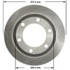 PRT1269 by BENDIX - Disc Brake Rotor - Iron, 14.76 Inch, 1.350 Inch Thick, Vented, Smooth