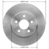 Bendix PRT1379 Disc Brake Rotor Disc Brake Rotor - Iron, 10.25 Inch Diameter, 0.945 Inch Thickness, Vented, Smooth