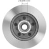 PRT1464 by BENDIX - Disc Brake Rotor - Global, Hat, Iron, Natural, Vented, 6 Bolt Holes, 11.86" O.D.