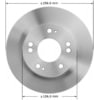 Bendix PRT1658 Disc Brake Rotor Global Rotor