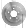 Bendix PRT1849 Disc Brake Rotor Disc Brake Rotor - Iron, 10.64 Inch Diameter, Drum in Hat, Smooth