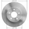 Bendix PRT5048 Disc Brake Rotor Brake Rotor