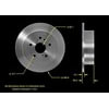 Bendix PRT5550 Disc Brake Rotor Global Rotor
