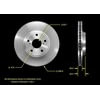 Bendix PRT5497 Disc Brake Rotor Brake Rotor