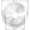 Bendix PRT5716 Disc Brake Rotor Brake Rotor