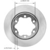 Bendix PRT5768 Disc Brake Rotor Brake Rotor