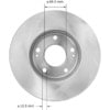 Bendix PRT5866 Disc Brake Rotor Brake Rotor