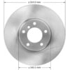 Bendix PRT5888 Disc Brake Rotor Brake Rotor