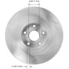 Bendix PRT5930 Disc Brake Rotor Disc Brake Rotor - 11.81 In OD, 0.472 In Thickness, Iron, Smooth