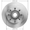 PRT5915 by BENDIX - Rotor front E350