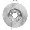 Bendix PRT6072 Disc Brake Rotor Disc Brake Rotor - Fits 2008-2009 Mercedes C230