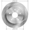 Bendix PRT6117 Disc Brake Rotor Brake Rotor