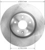 Bendix PRT6124 Disc Brake Rotor Brake Rotor
